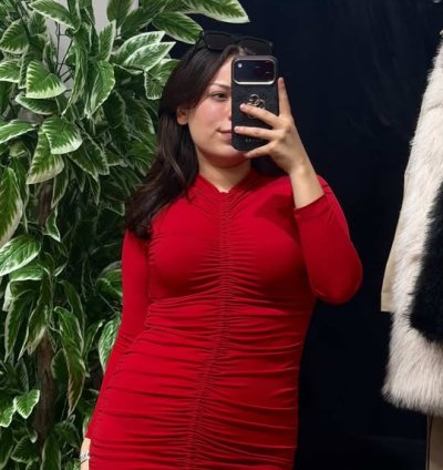 ELARA DRAPELİ ELBİSE KIRMIZI