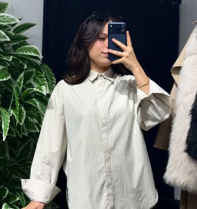 ISLA QUZU GÖMLEK ÇİZGİLİ